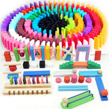 Kids Wooden Domino Institution Accessories Organ Blocks Rainbow Jigsaw Dominoes Montessori Educational Wood Toys